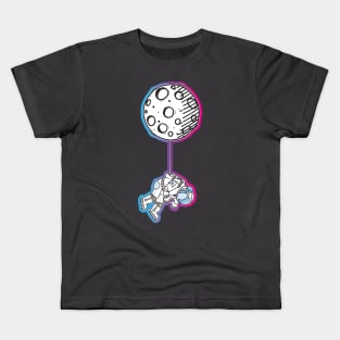 Astronaut Hanging by the Moon Kids T-Shirt